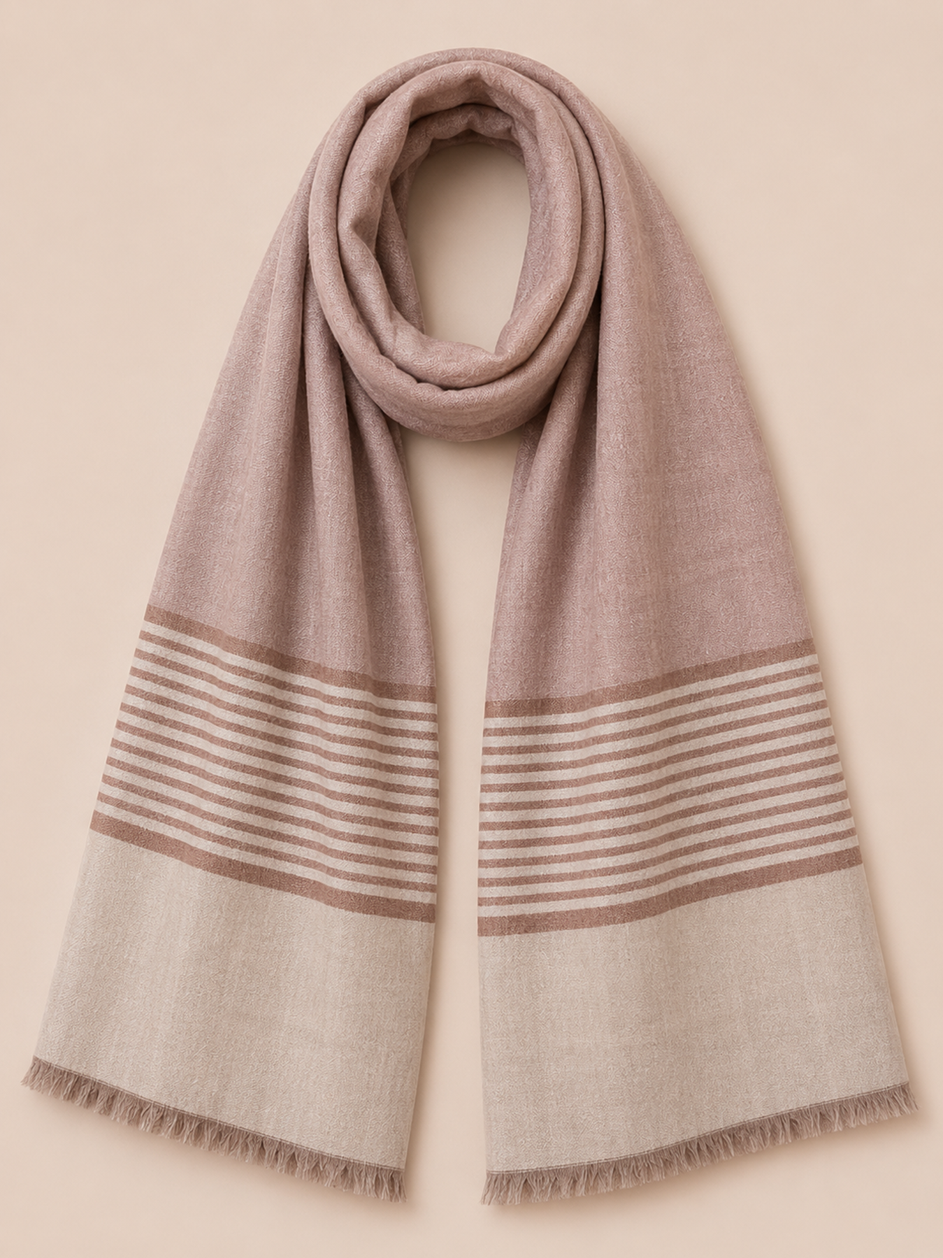 Blush Stripe Stole